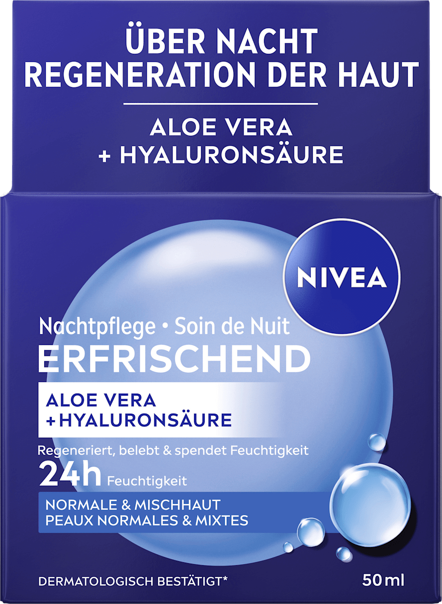 NIVEA Night Cream Refreshing, 50 ml