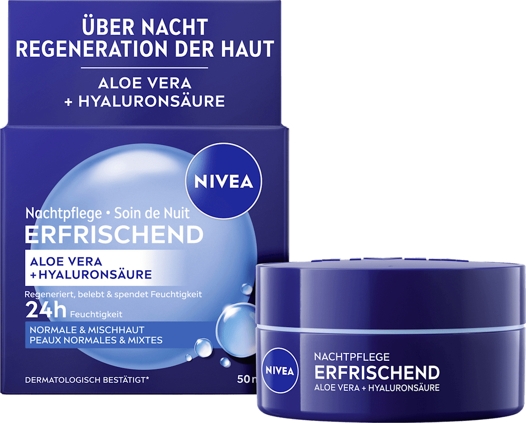 NIVEA Night Cream Refreshing, 50 ml