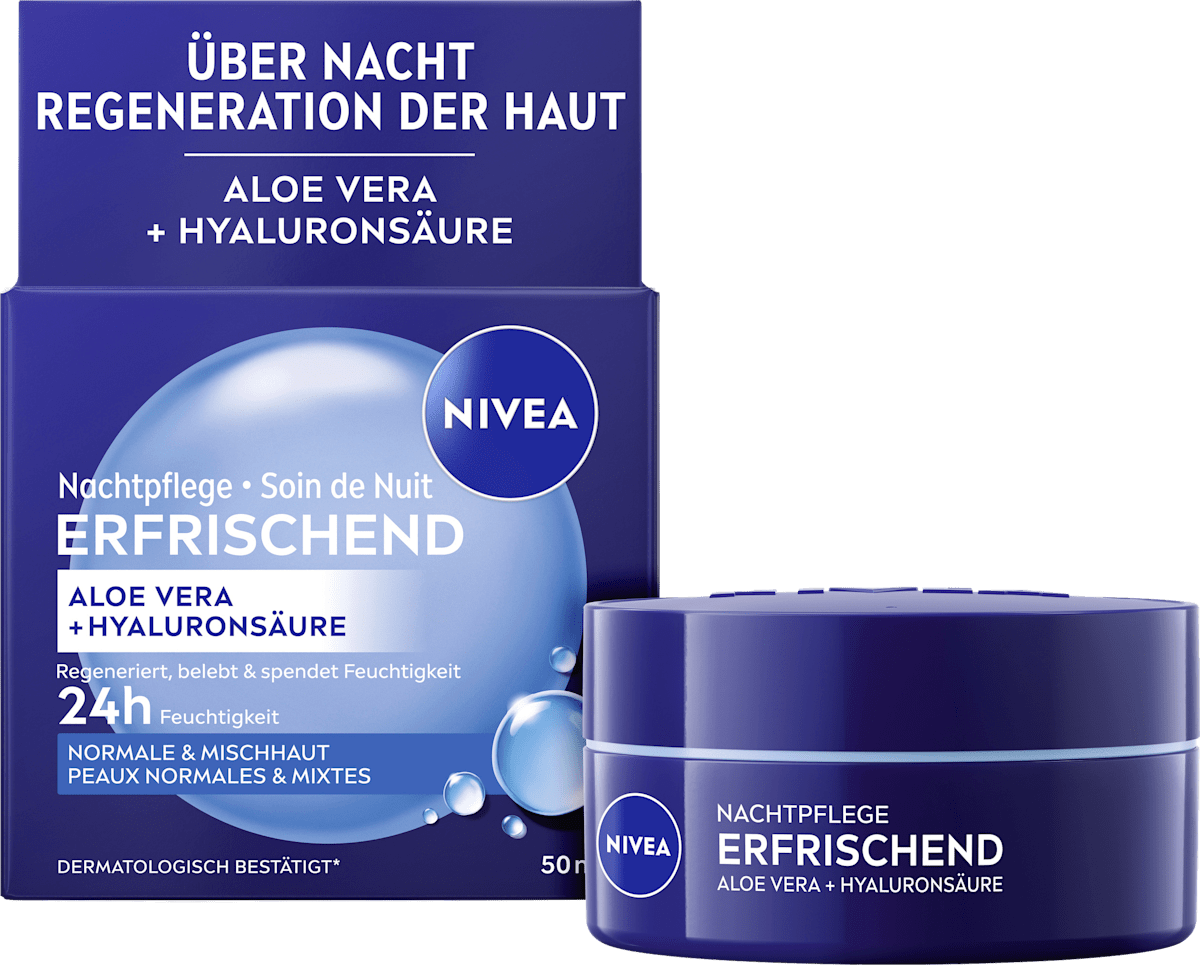 NIVEA Night Cream Refreshing, 50 ml