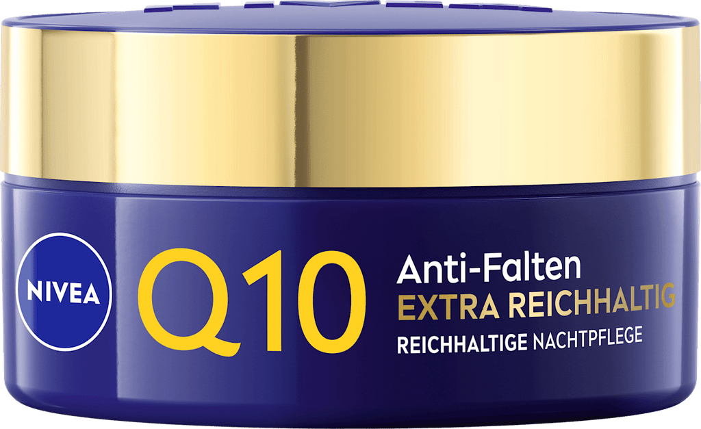 NIVEA Night Cream Q10 Anti-Wrinkle Rich, 50 ml