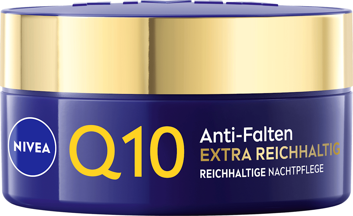 NIVEA Night Cream Q10 Anti-Wrinkle Rich, 50 ml