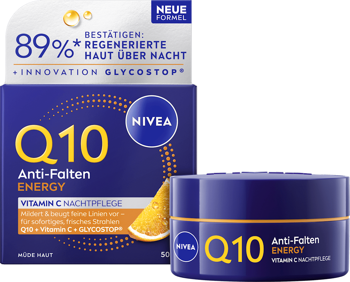 NIVEA Night Cream Q10 Energy, 50 ml