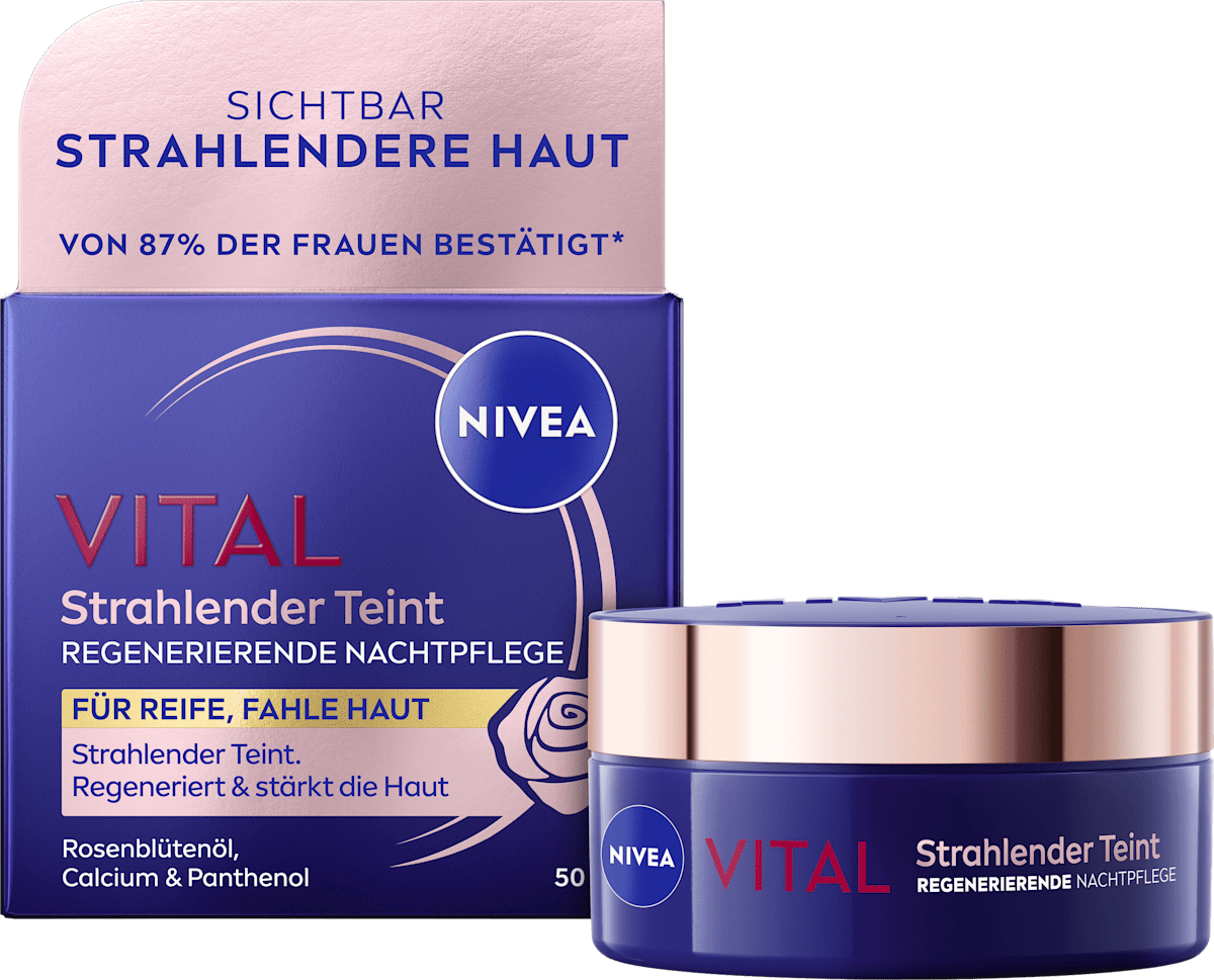 NIVEA Night Cream Vital Radiant Complexion Regenerating, 50 ml