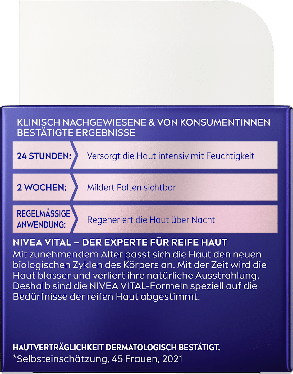 NIVEA Night Cream Vital Radiant Complexion Regenerating, 50 ml