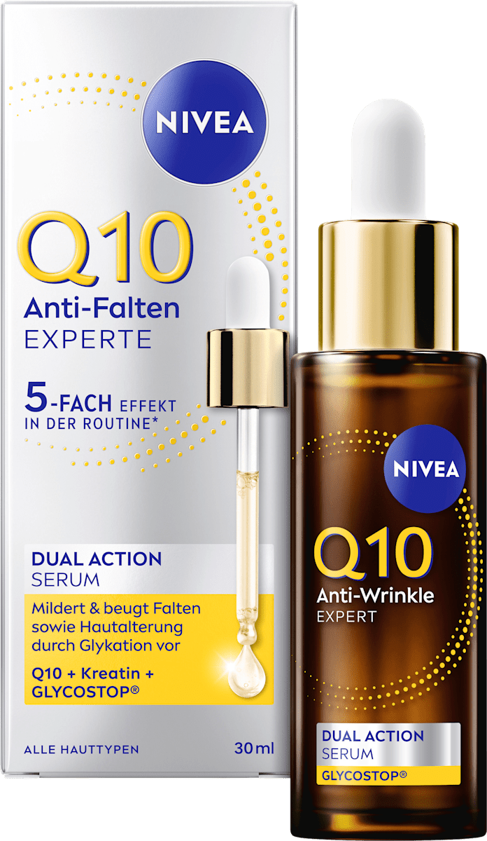 NIVEA Q10 Anti-Wrinkle Serum Dual Active, 30 ml