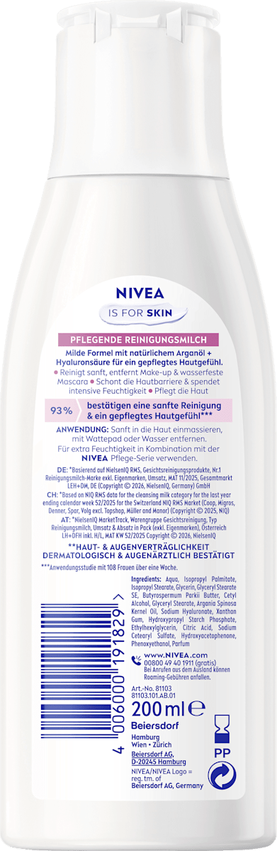 NIVEA Nourishing Cleansing Milk 200 ml