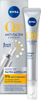 NIVEA Q10 Anti-Wrinkle Expert Serum Targeted Wrinkle Filler, 15 ml