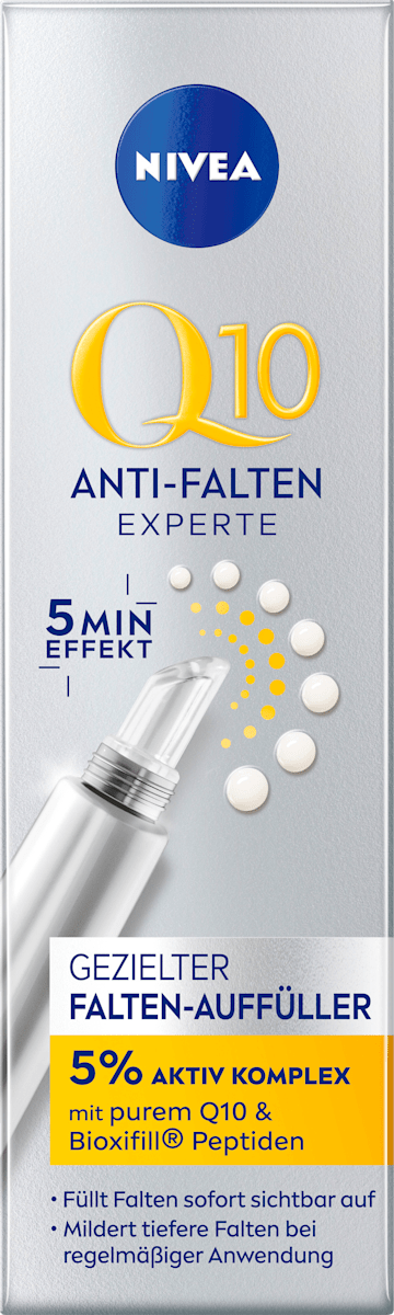 NIVEA Q10 Anti-Wrinkle Expert Serum Targeted Wrinkle Filler, 15 ml
