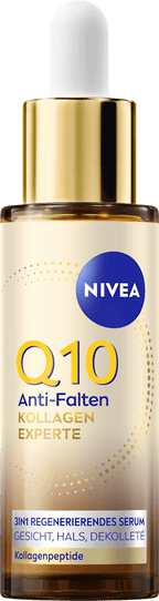 NIVEA Serum Q10 Anti-Wrinkle Collagen Expert 3in1 Regenerating, 30 ml
