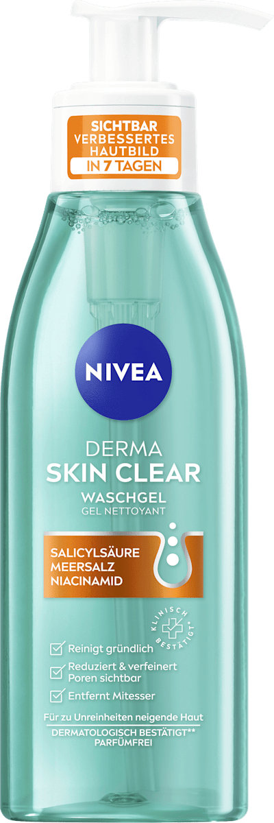 NIVEA Derma Skin Clear Wash Gel 150 ml