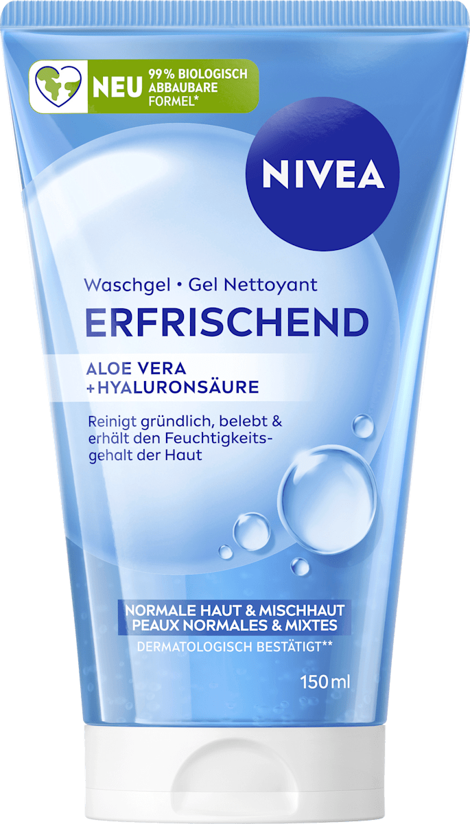NIVEA Refreshing Face Wash Gel, 150 ml