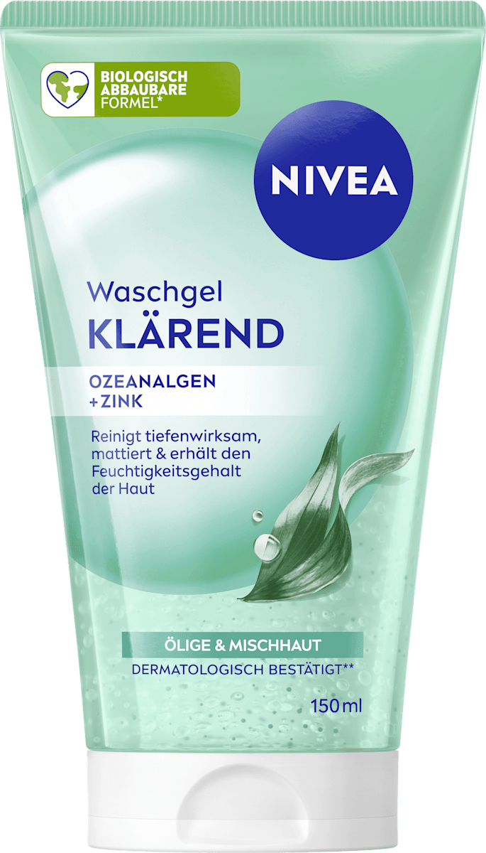 NIVEA Cleansing Gel with Clarifying Exfoliating Particles, 150 ml