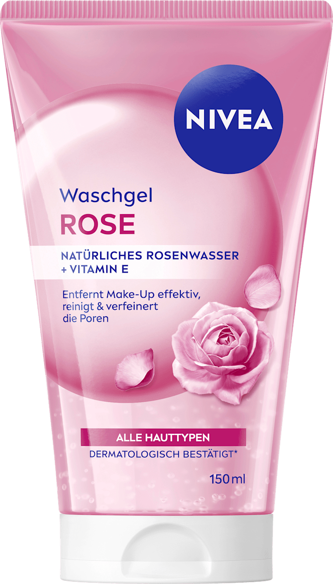 NIVEA Rose Face Wash Gel, 150 ml