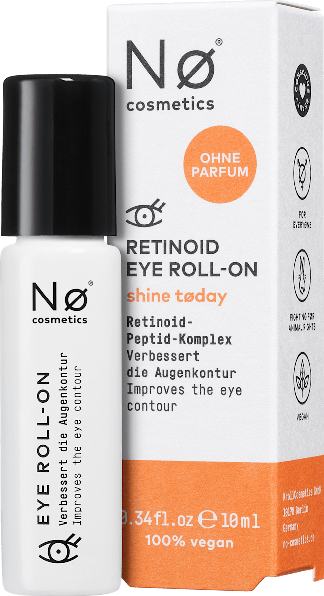 NØ cosmetics Eye Roll-On shine today Retinoid, 10 ml
