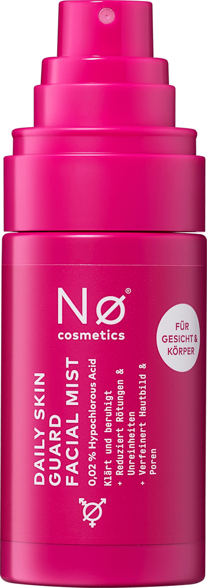 NØ cosmetics Daily Skin Guard Facial Mist, Travel Size, 50 ml