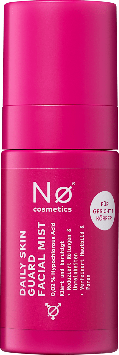 NØ cosmetics Daily Skin Guard Facial Mist, Travel Size, 50 ml