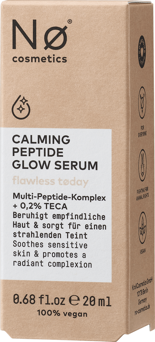 NØ cosmetics Face Serum Nø flawless tøday Calming Peptide Glow, 20 ml
