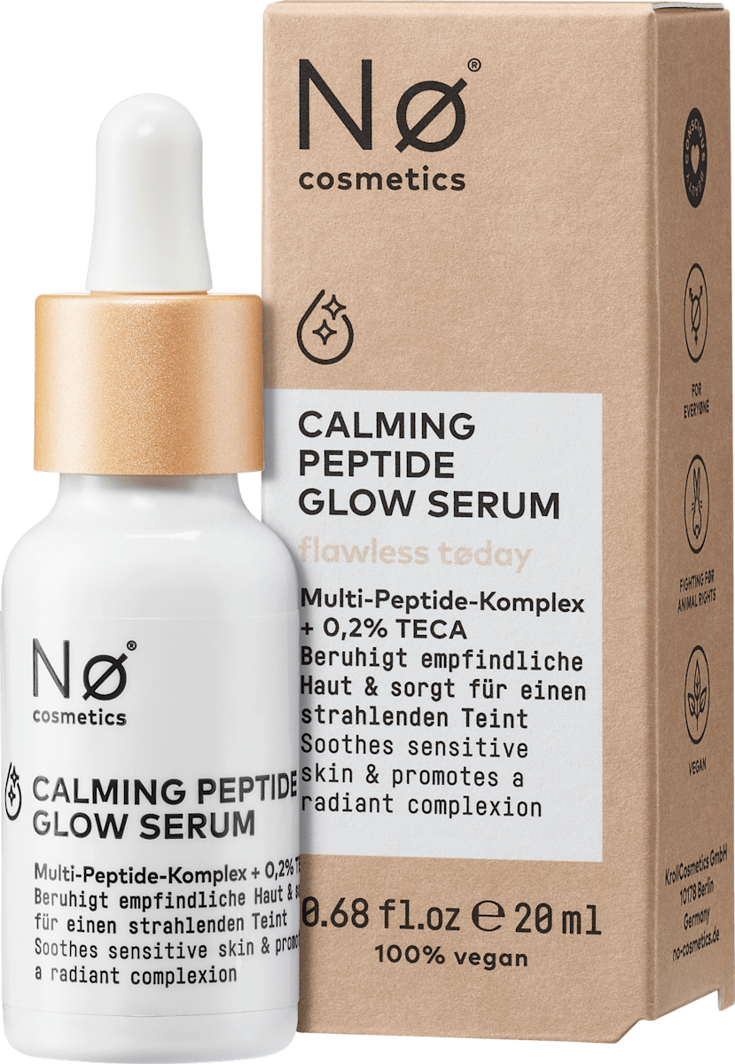 NØ cosmetics Face Serum Nø flawless tøday Calming Peptide Glow, 20 ml