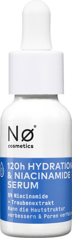 NØ cosmetics 120h Hydration & Niacinamide Serum, 20 ml
