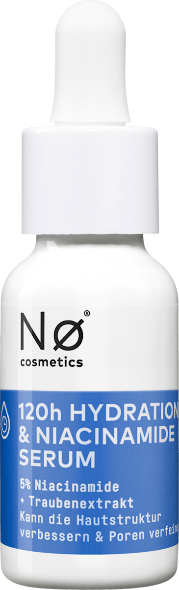 NØ cosmetics 120h Hydration & Niacinamide Serum, 20 ml