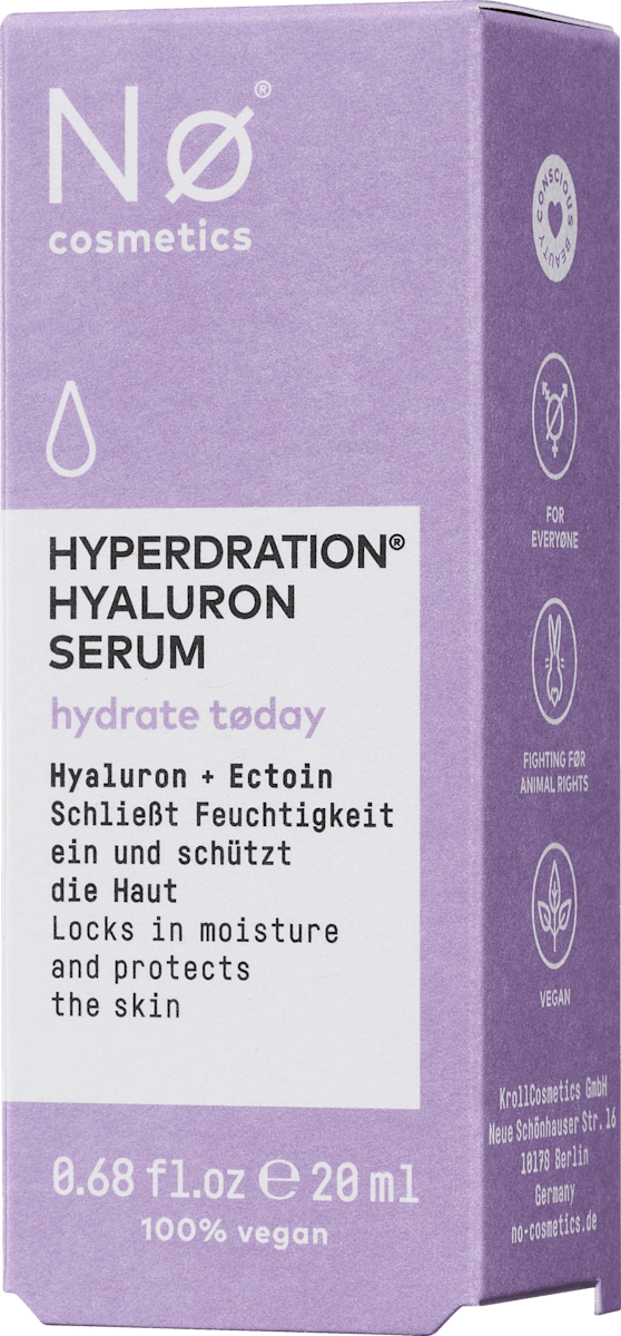 NØ cosmetics Serum Hyperhydration Hyaluron, 20 ml