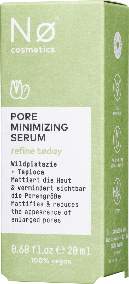 NØ cosmetics Serum Pore Minimizing, 20 ml