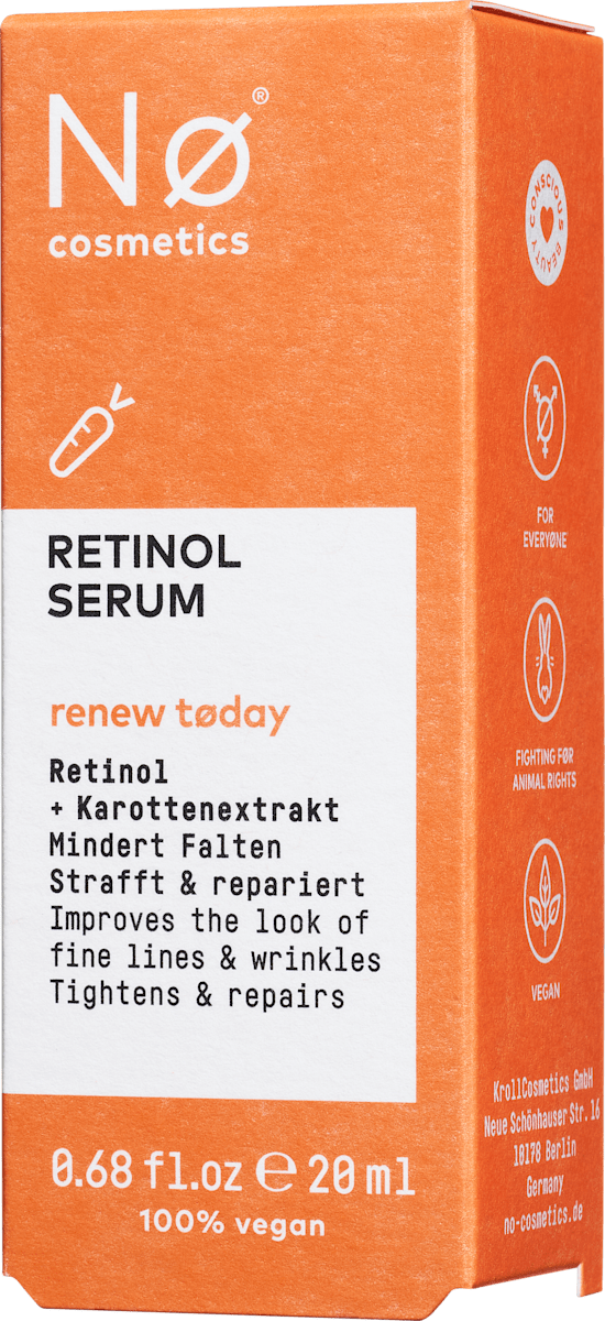 NØ cosmetics Serum Retinol, 20 ml