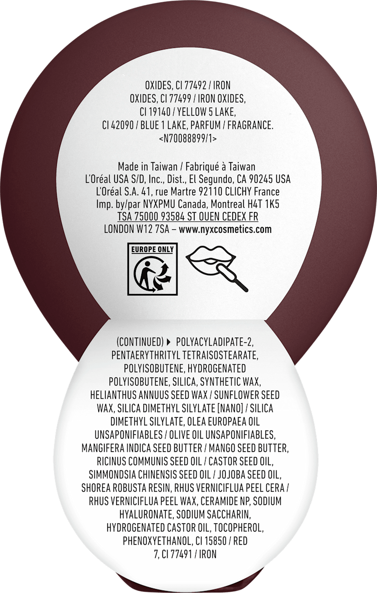 NYX Professional Makeup Lip Mask Smushy SOS Hydrating 08 Coconut Calm, 12 ml