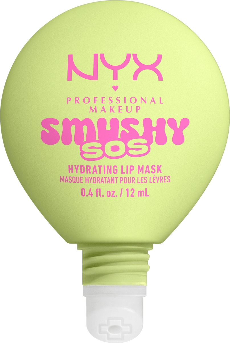 NYX Professional Makeup Lip Mask Smushy SOS Hydrating 01 Green Sereni-Tea, 12 ml