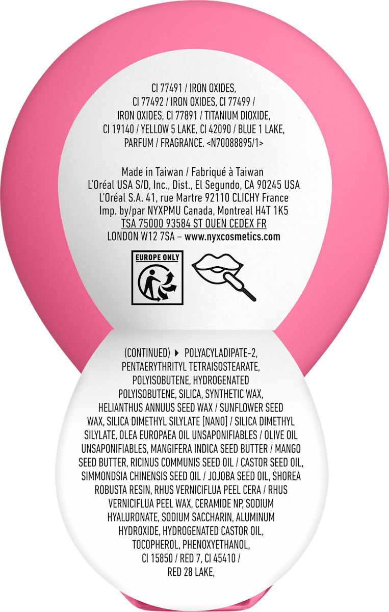 NYX Professional Makeup Lip Mask Smushy SOS Hydrating 04 Guava, 12 ml