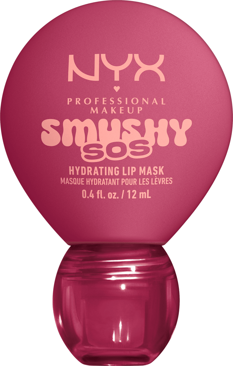 NYX PROFESSIONAL MAKEUP Smushy SOS Hydrating Lip Mask 06 Rose Recharge, 12 ml