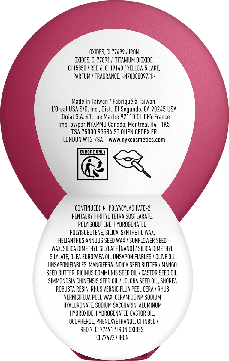 NYX PROFESSIONAL MAKEUP Smushy SOS Hydrating Lip Mask 06 Rose Recharge, 12 ml