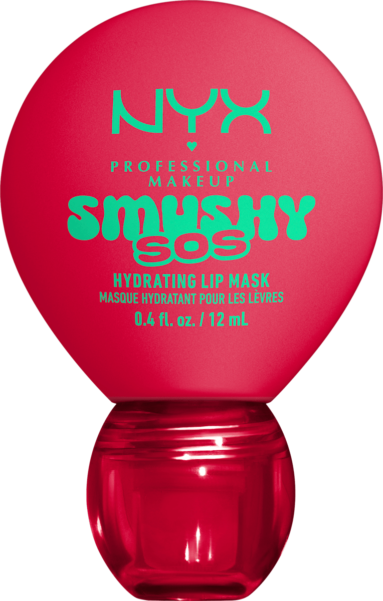 NYX Professional Makeup Lip Mask Smushy SOS Hydrating 07 Red-Y 2 Chill, 12 ml