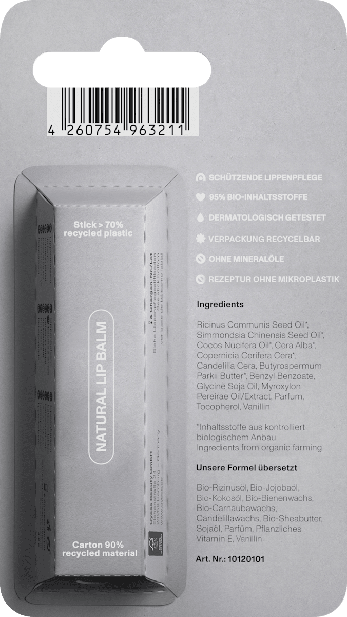 oyess Vanilla Lip Care, 4.8 g