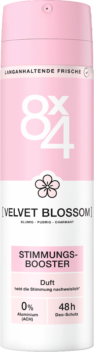 8x4 Women No.3 Velvet Blossom Deodorant Spray, 150 ml