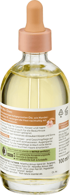 alverde Naturkosmetik All-in-One Nourishing Oil Almond, 100 ml