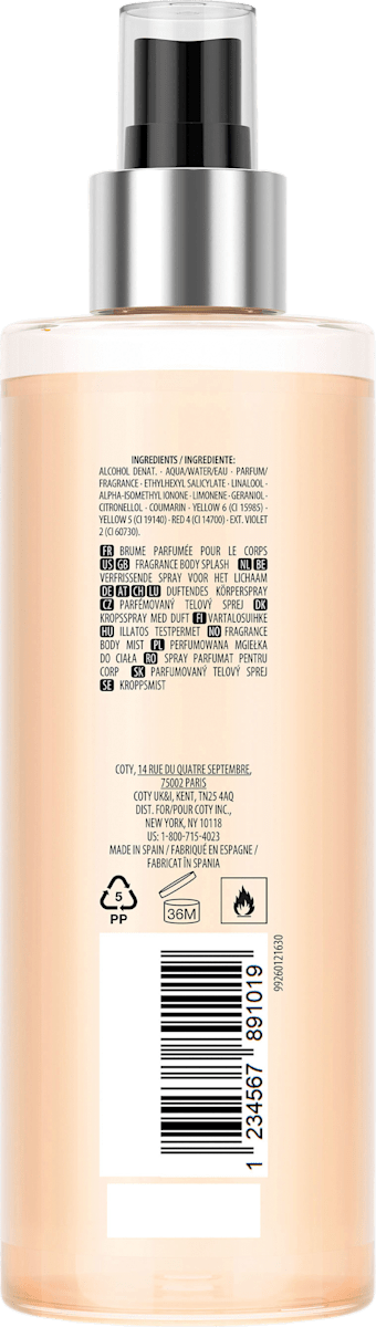 MEXX Forever Classic Body Splash, 250 ml