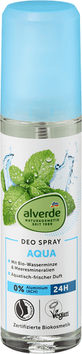 alverde NATURKOSMETIK Aqua Deodorant Spray, 75 ml