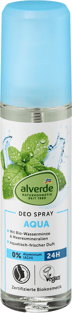 alverde NATURKOSMETIK Aqua Deodorant Spray, 75 ml