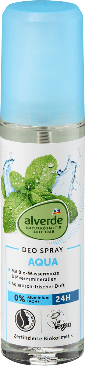 alverde NATURKOSMETIK Aqua Deodorant Spray, 75 ml
