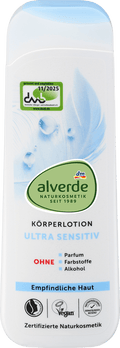 alverde NATURKOSMETIK Body Lotion Ultra Sensitive, 250 ml