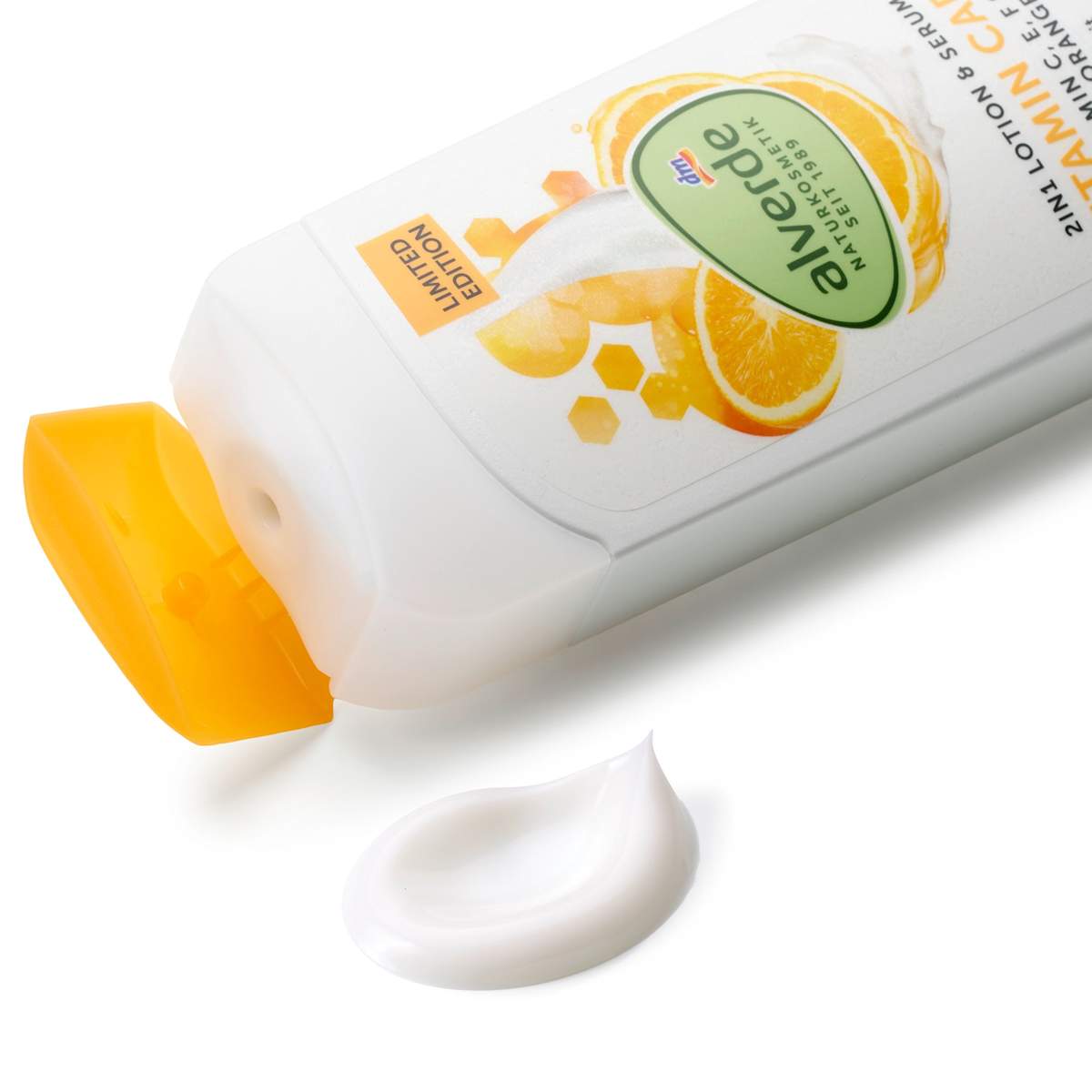 alverde Naturkosmetik Body Lotion & Serum 2-in-1 Vitamin Care, 250 ml