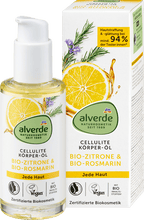 alverde NATURKOSMETIK Cellulite Body Oil Lemon & Rosemary, 100 ml