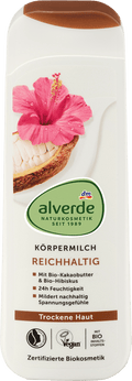 alverde NATURKOSMETIK Cocoa Hibiscus Body Milk, 250 ml