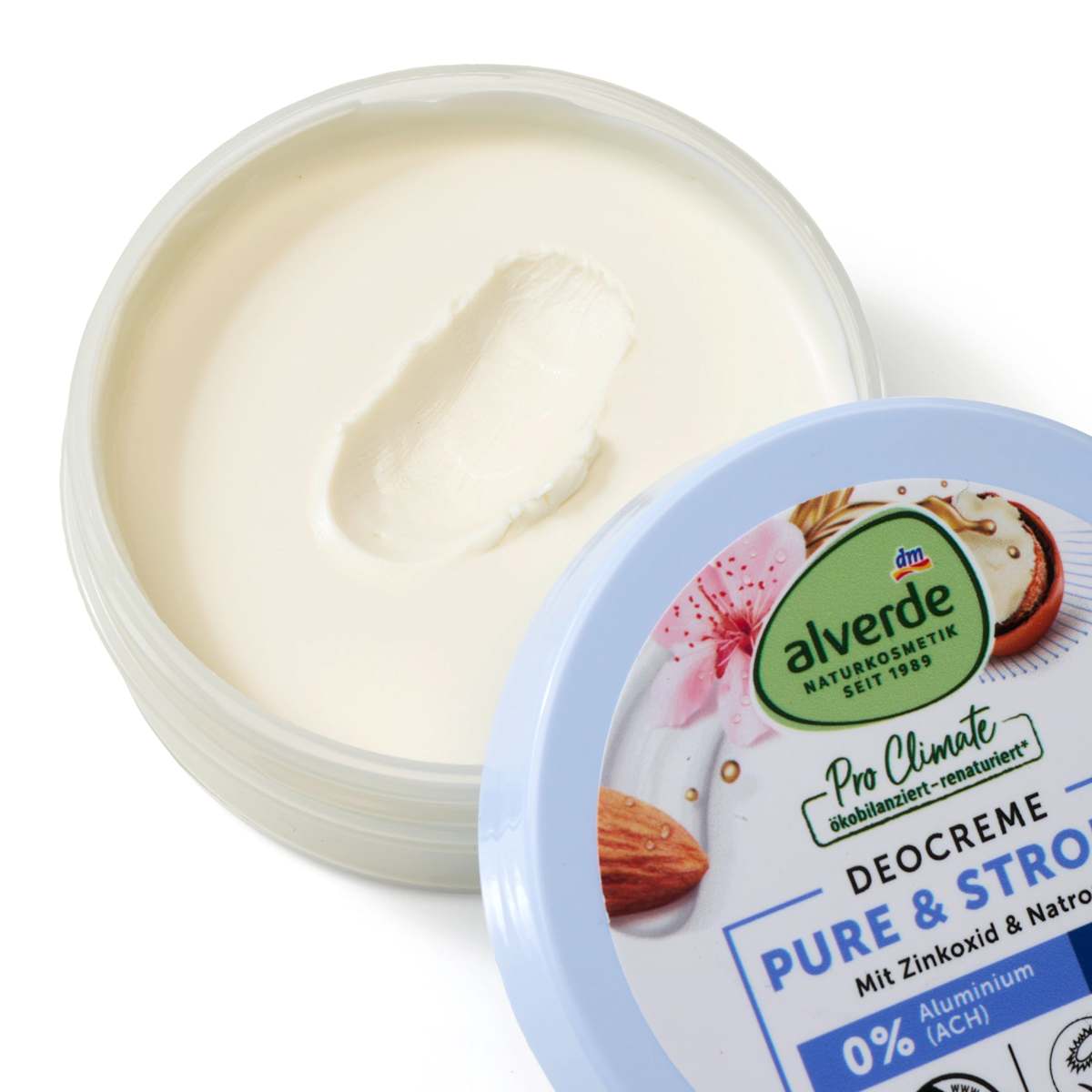 alverde NATURKOSMETIK Deo Cream Pure & Strong, 50 ml