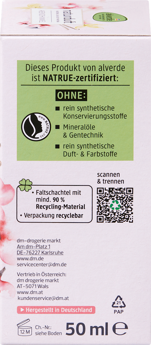 alverde NATURKOSMETIK Abendhimmel Eau de Parfum, 50 ml