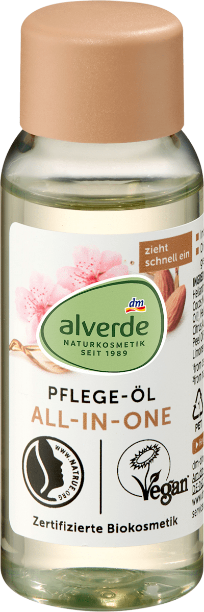 alverde NATURKOSMETIK All-In-One Care Oil Travel Size, 30 ml