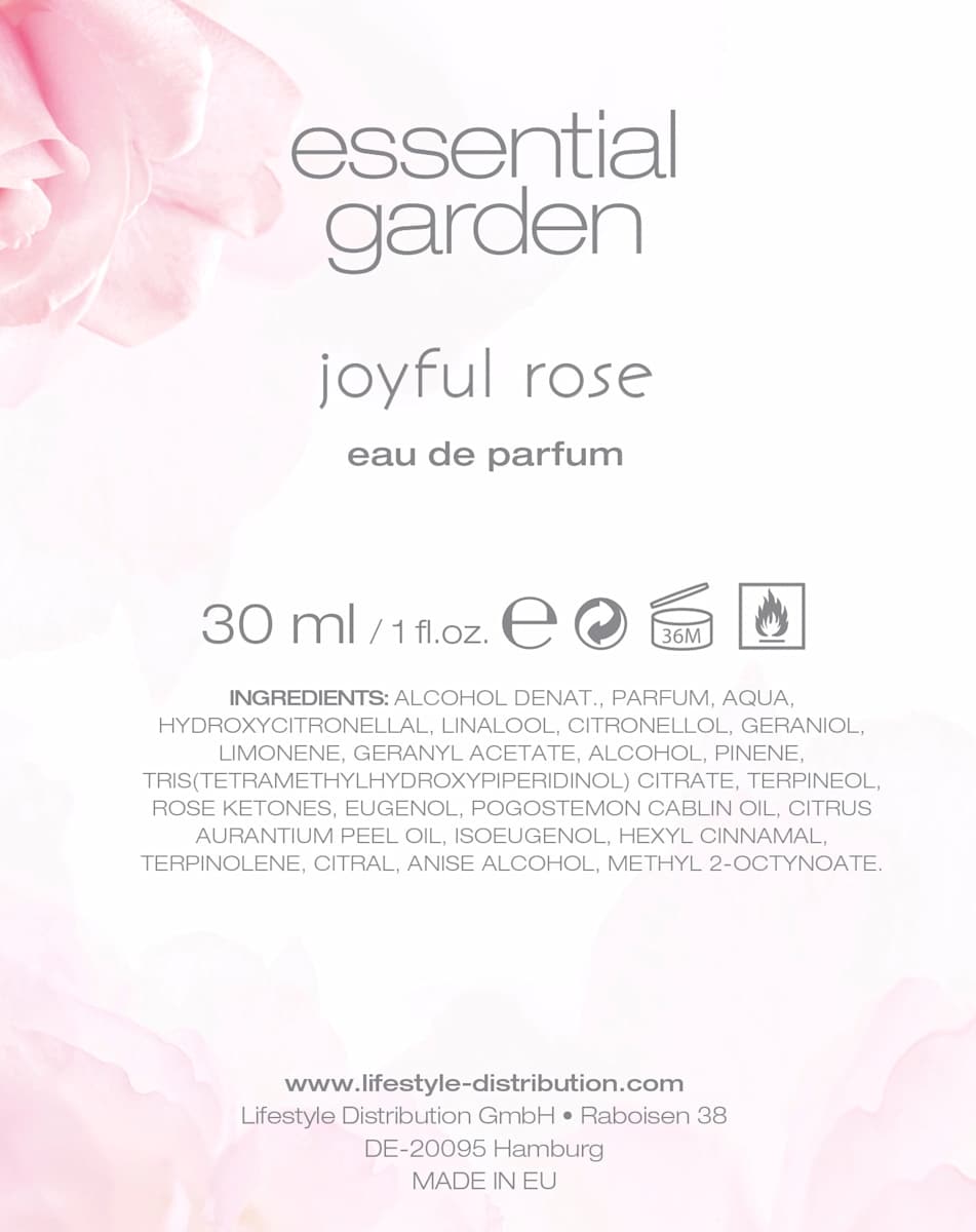 essential garden Joyful Rose Eau de Parfum, 30 ml