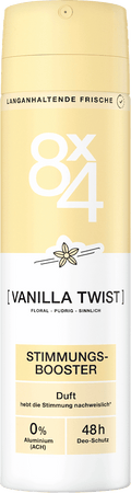 8x4 Women Vanilla Twist Deodorant Spray, 150 ml