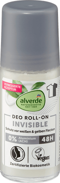 alverde NATURKOSMETIK Deo Roll-on Invisible, 50 ml